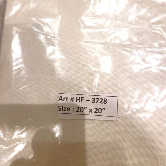 Set of 2 Modern Face Art Throw Pillows 20x20 | Cotton Cover - Picture 2 of 5